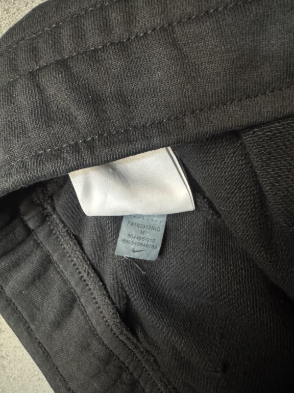 Pantalon Nike Negro Con Logo Negro