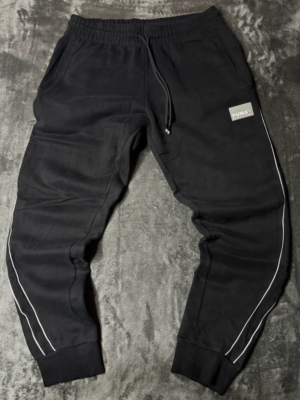 Pantalon Puma Negro Con Lineas Blancas Pantalon Puma Negro Con Lineas Blancas