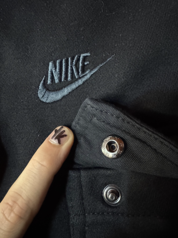 Pantalon Cargo Nike Negro Logo Negro