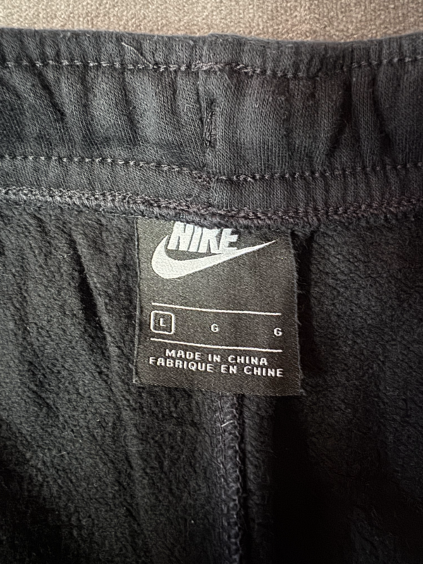 Pantalon Cargo Nike Negro Logo Negro
