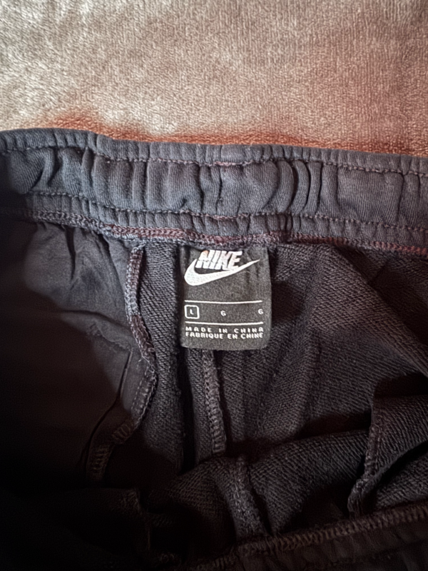 Pantalon Nike Negro Logo Negro